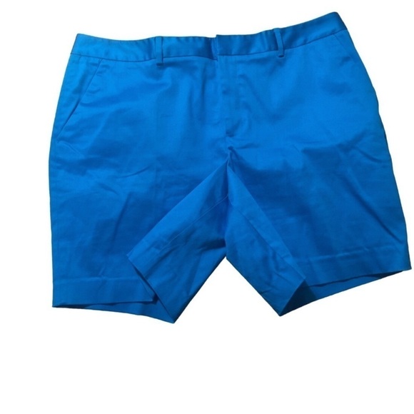 Coldwater Creek Pants - NEW COLDWATER CREEK PEACOCK Blue size16 Bermuda shorts Stretchy comfy summer